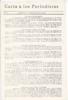 Carta de los Periodistas