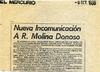 Mueva incomunicación A R. Molina Donoso